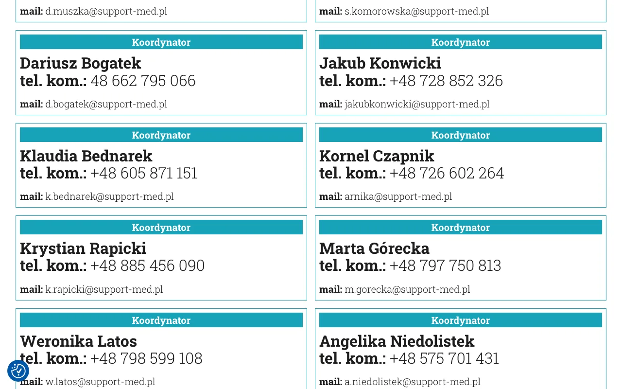 Support-Med — widok 3